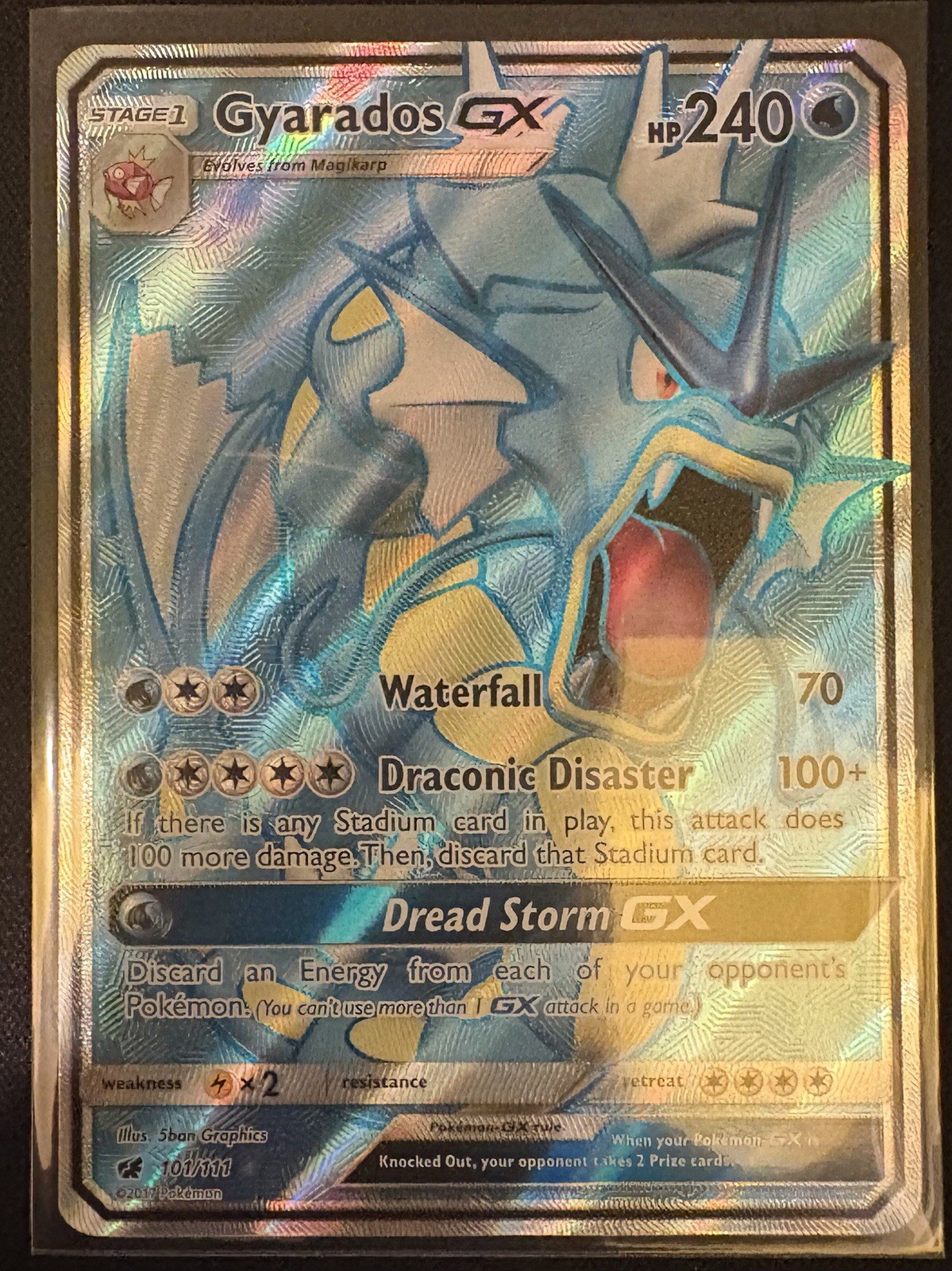Gyarados GX Full Art Sm-Crimson Invasion 101/111