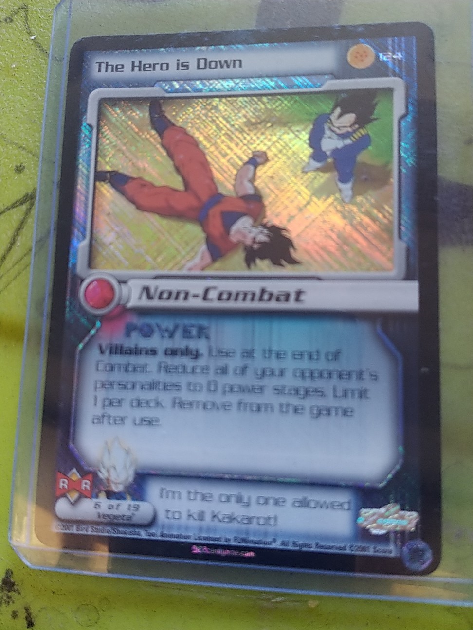 DBZ Score GKI The Hero Is Down #124 Vintage