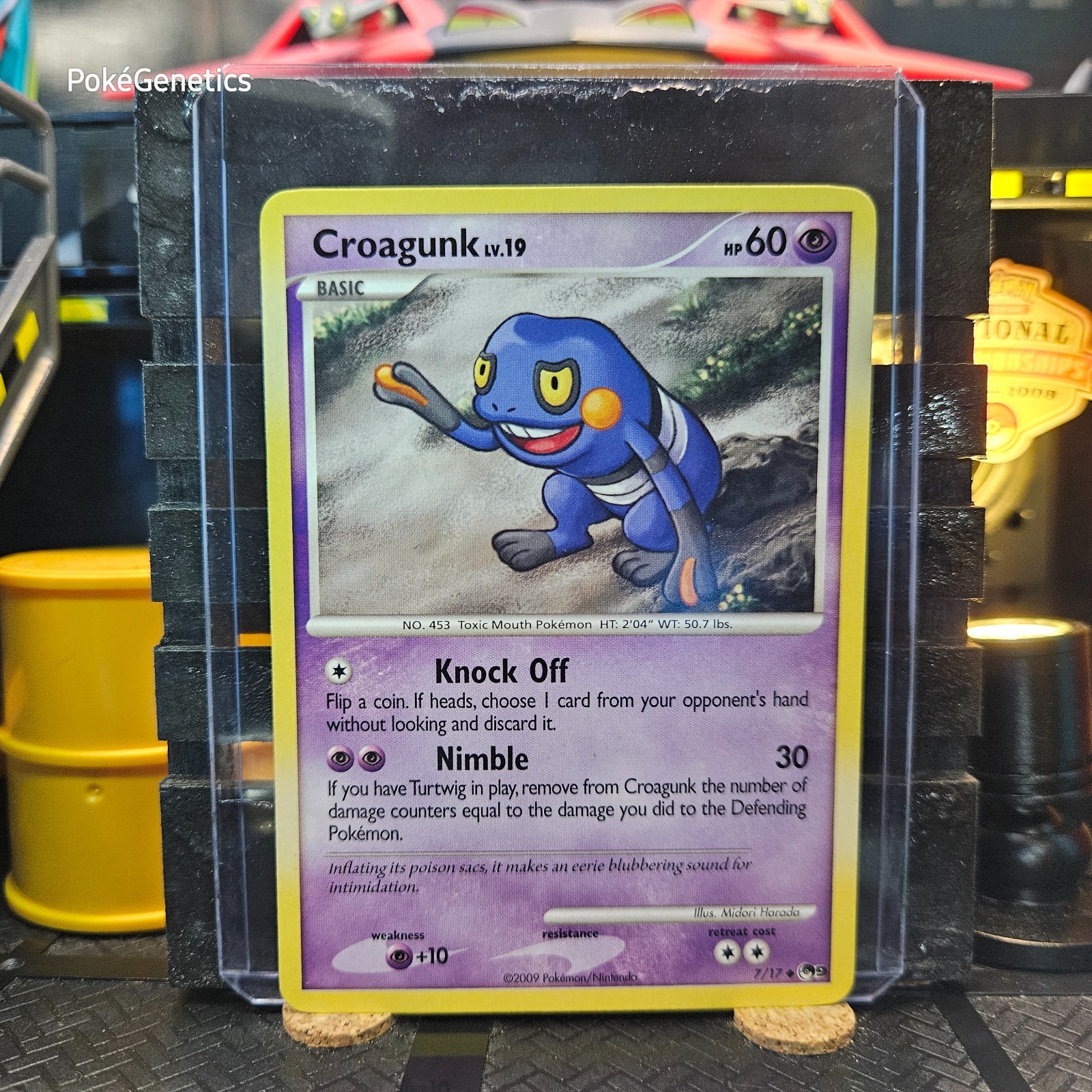 Croagunk POP Series 9 Promo Pokémon TCG 7/17 Uncommon