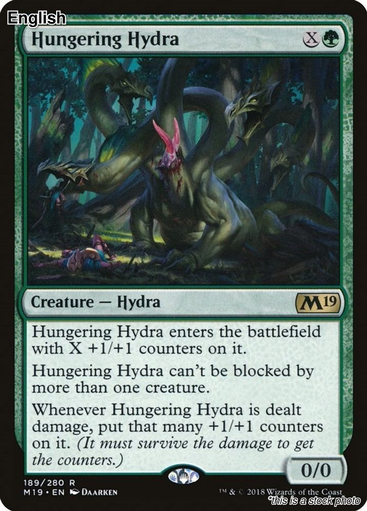 Hungering Hydra EN [M19 – 189] – NM TCG MTG