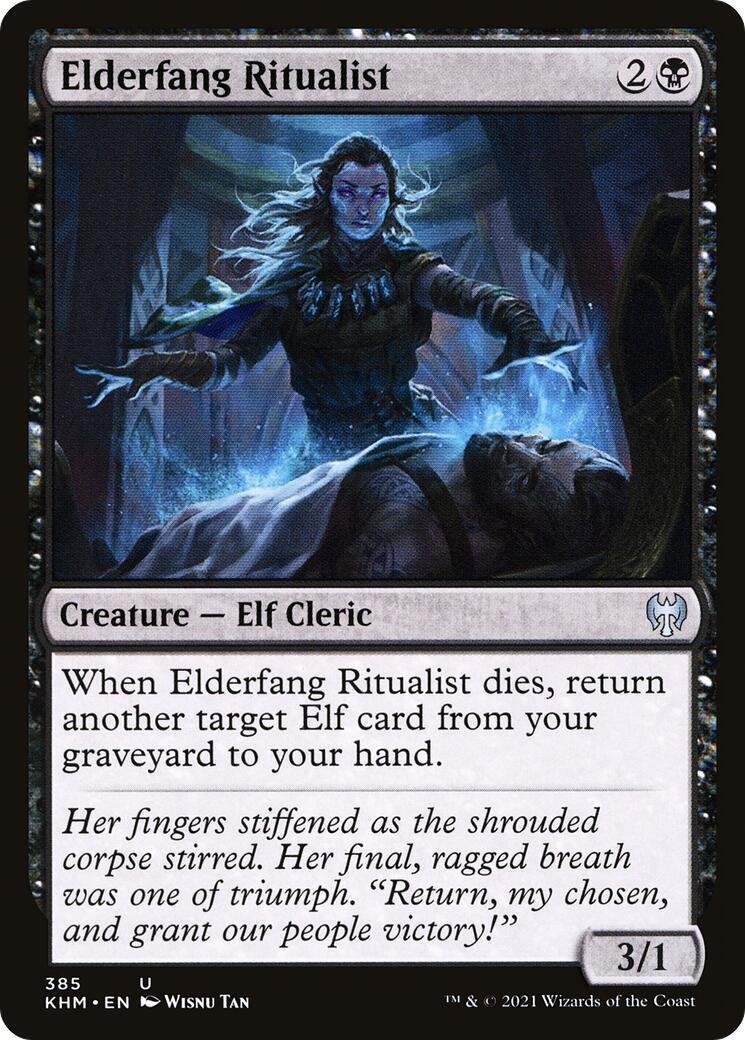 NM – Elderfang Ritualist [KHM – 385] Kaldheim