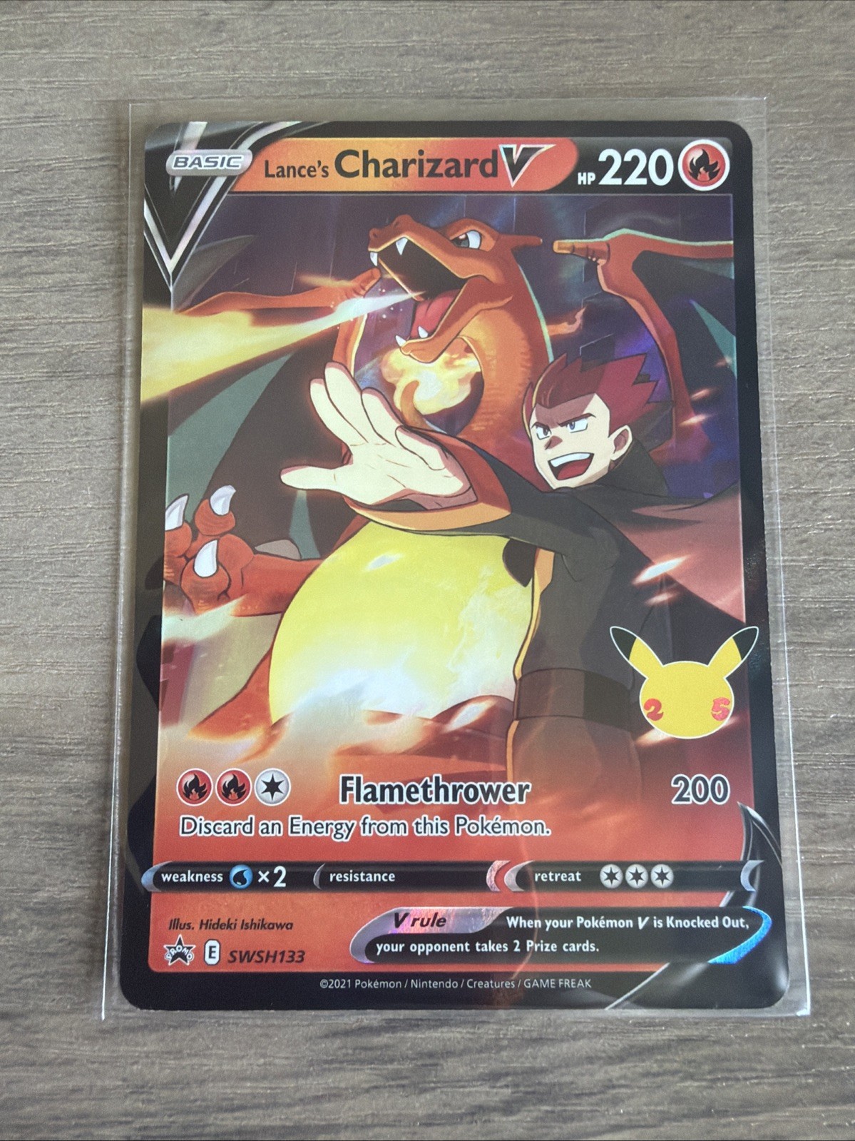 Lance’s Charizard V SWSH: Sword & Shield Promo Cards SWSH133 Promo NM