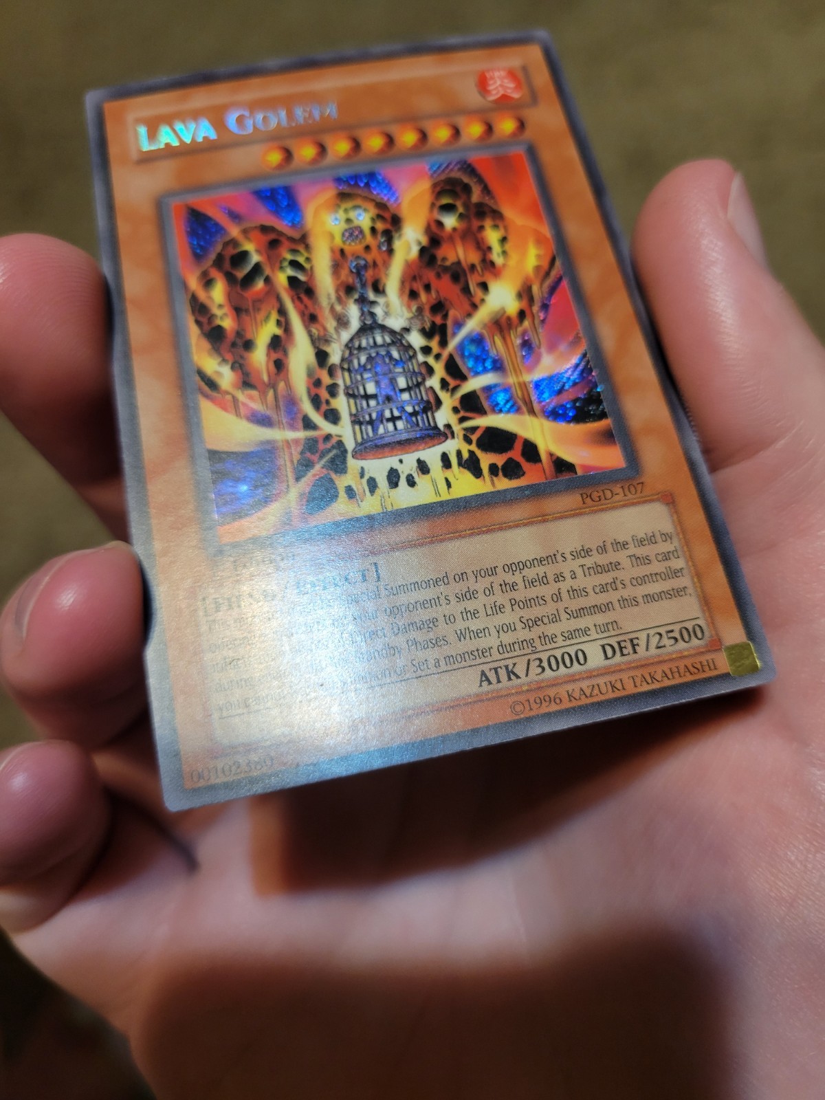 Lava Golem PGD-107 NM/VLP Pharaonic Guardian 1st Edition Yugioh Prismatic SR