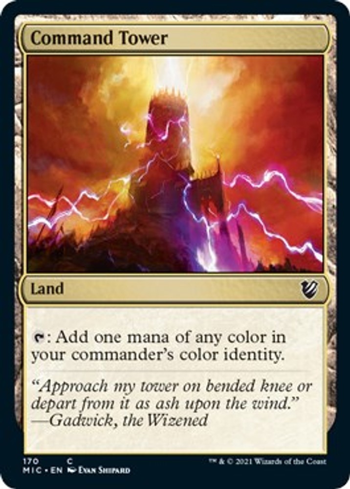 Command Tower NM EN 170 Commander: Innistrad: Midnight Hunt