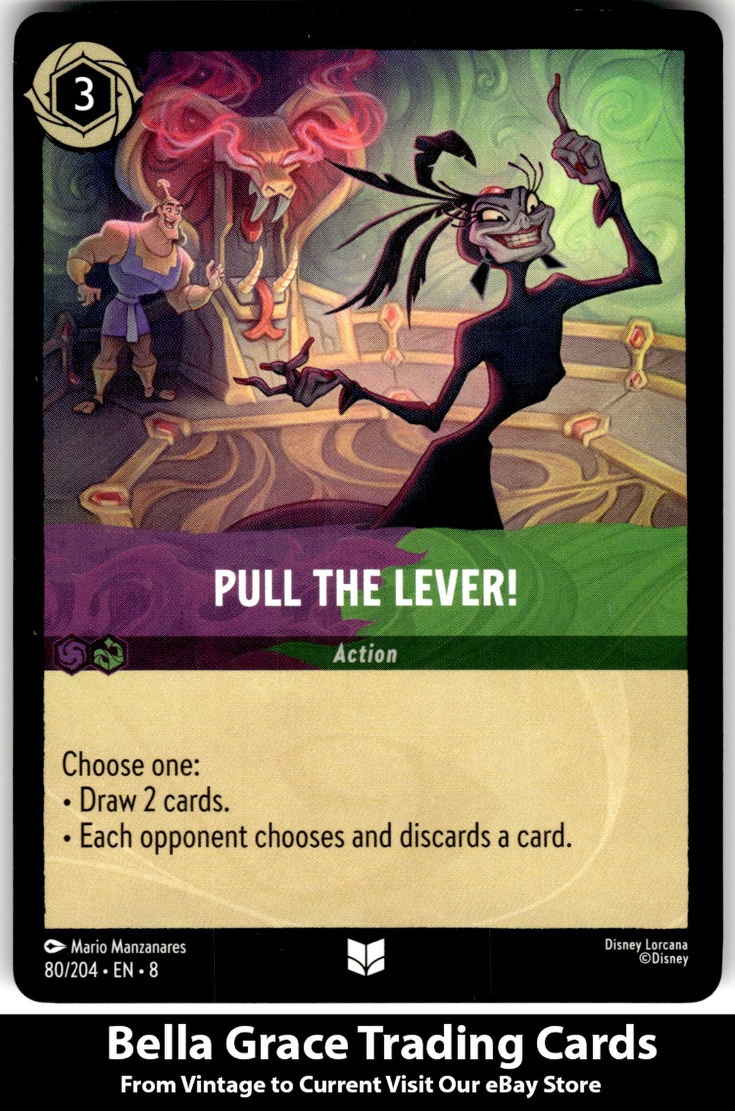 Pull the Lever! #80/204 Reign of Jafar Disney lorcana Uncommon
