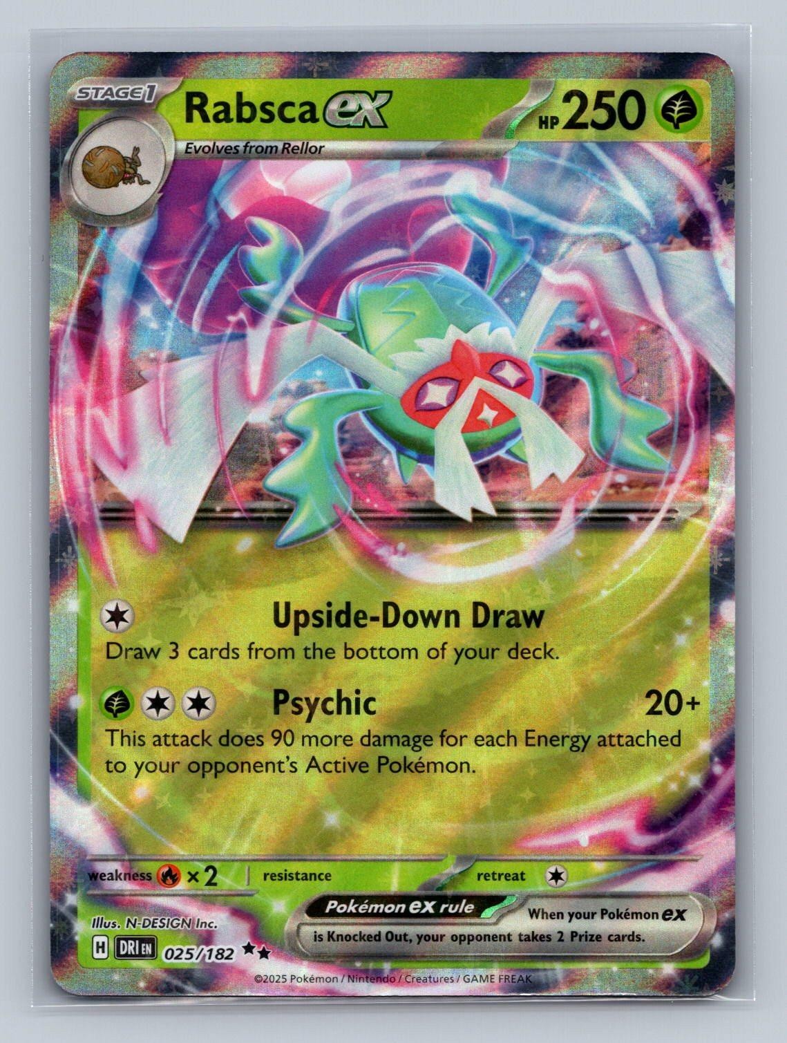 Rabsca ex 025/182 Double Rare Destined Rivals NM N-DESIGN Inc. Free Shipping