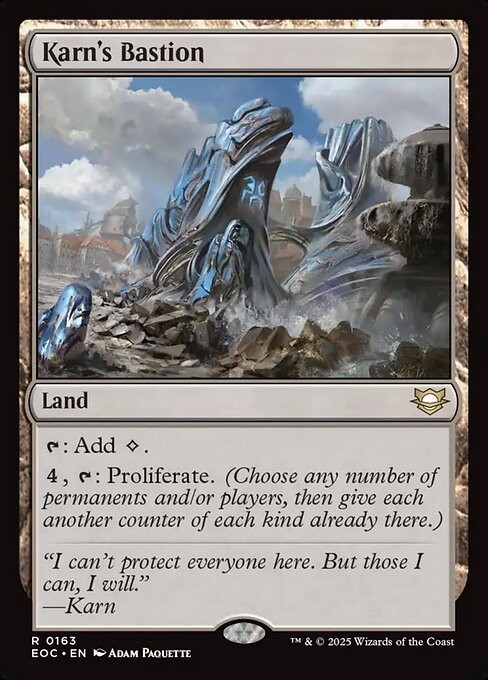 Karn’s Bastion 163 R Normal EOC MTG NM
