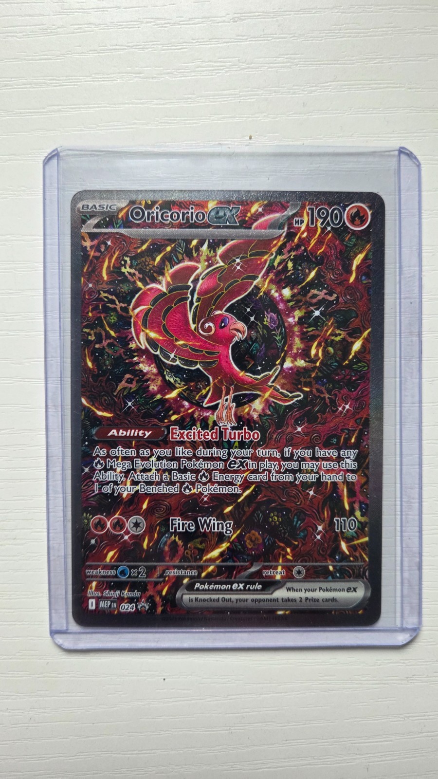 Oricorio ex 024 Me: Mega Evolution Promo Holo