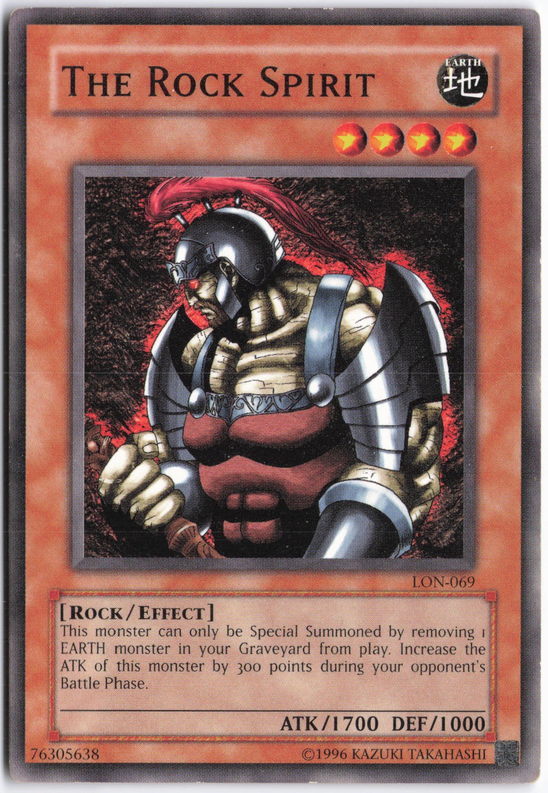 Yugioh – The Rock Spirit LON-069 Unlimited – Labyrinth of Nightmare