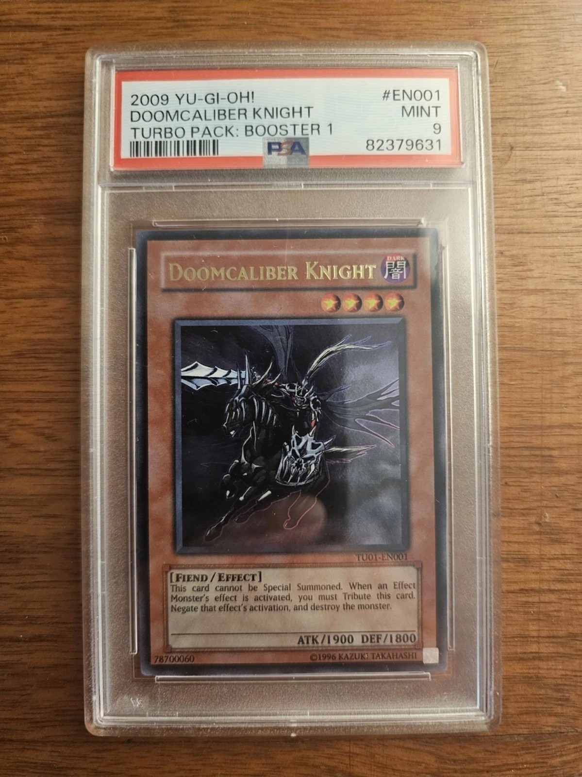 Doomcaliber Knight TU01-EN001 PSA 9