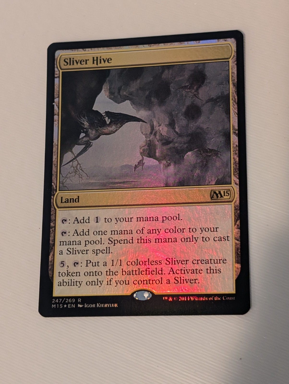 Sliver Hive Core Set 2015 (M15) Foil NM
