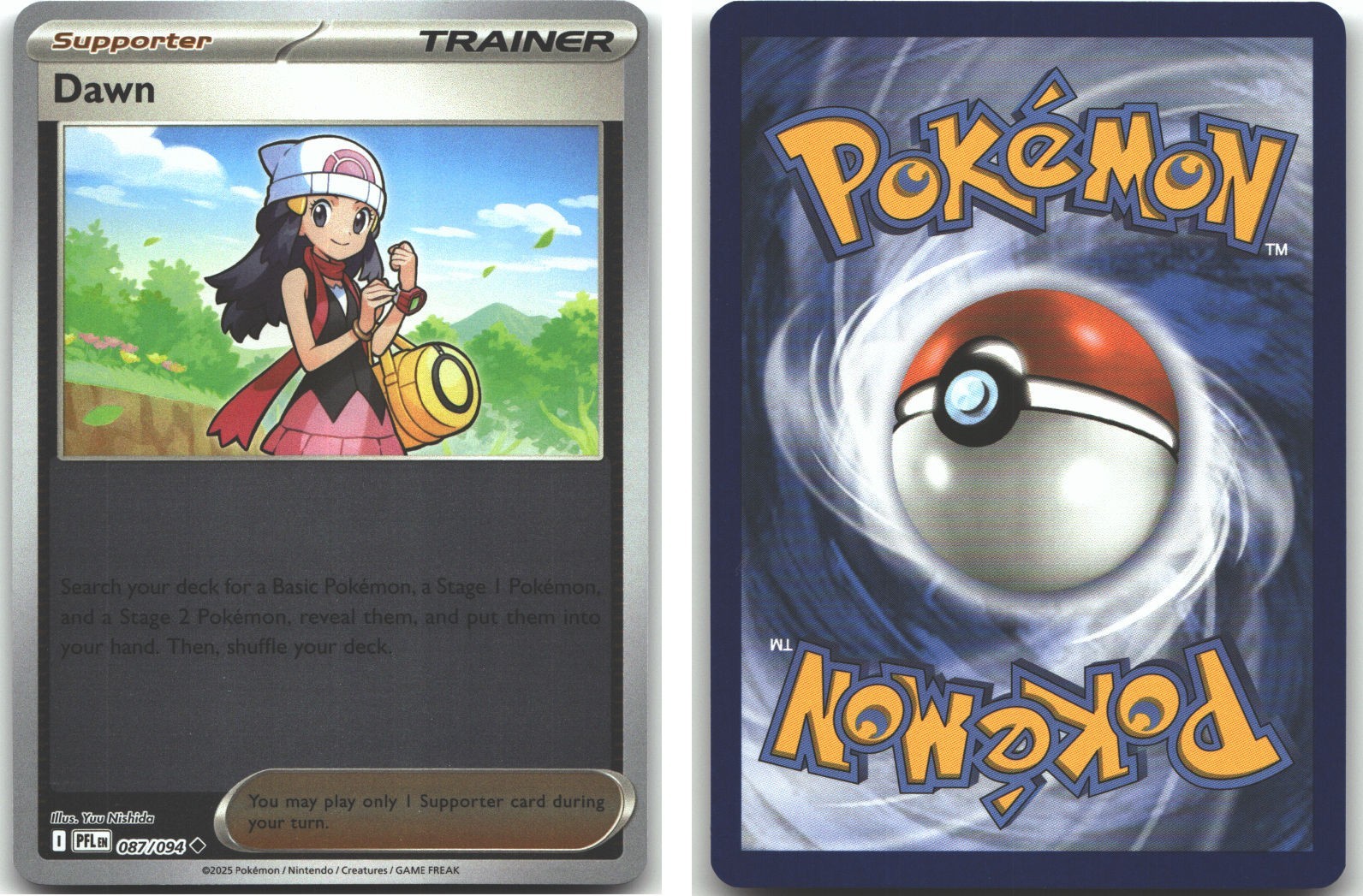 Dawn 087/094 Phantasmal Flames Reverse Holofoil Pokemon (NM)
