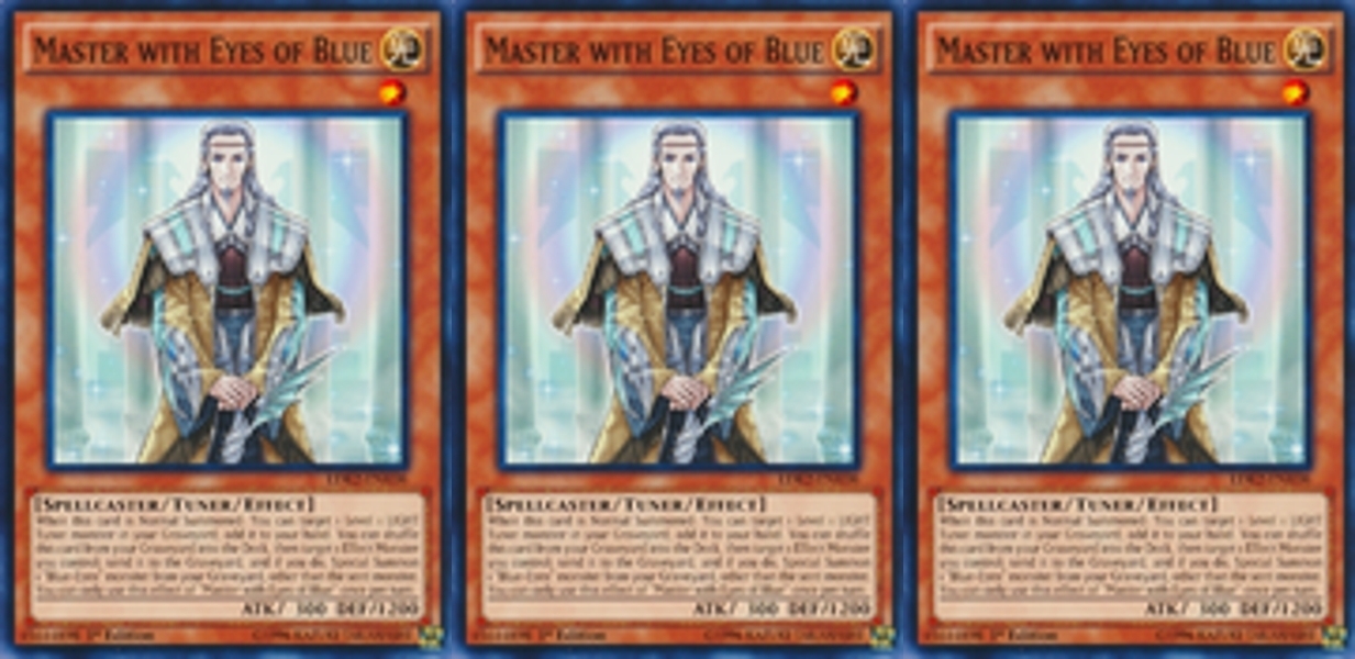 Master with Eyes of Blue 1st X 3 YUGIOH LDK2-ENK08 Effect Tuner monster