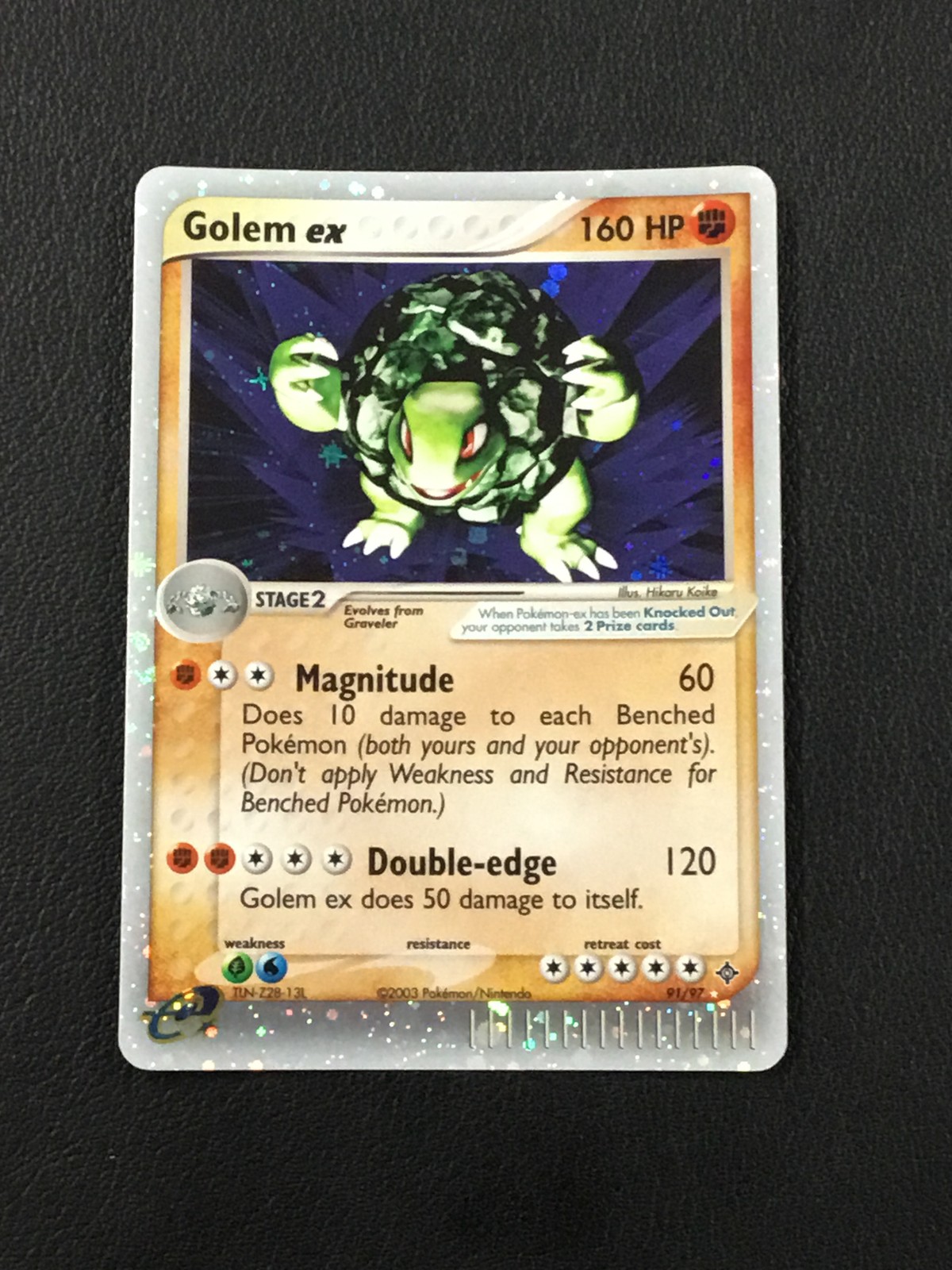 Pokemon TCG EX Dragon #91/97 Golem EX NM+