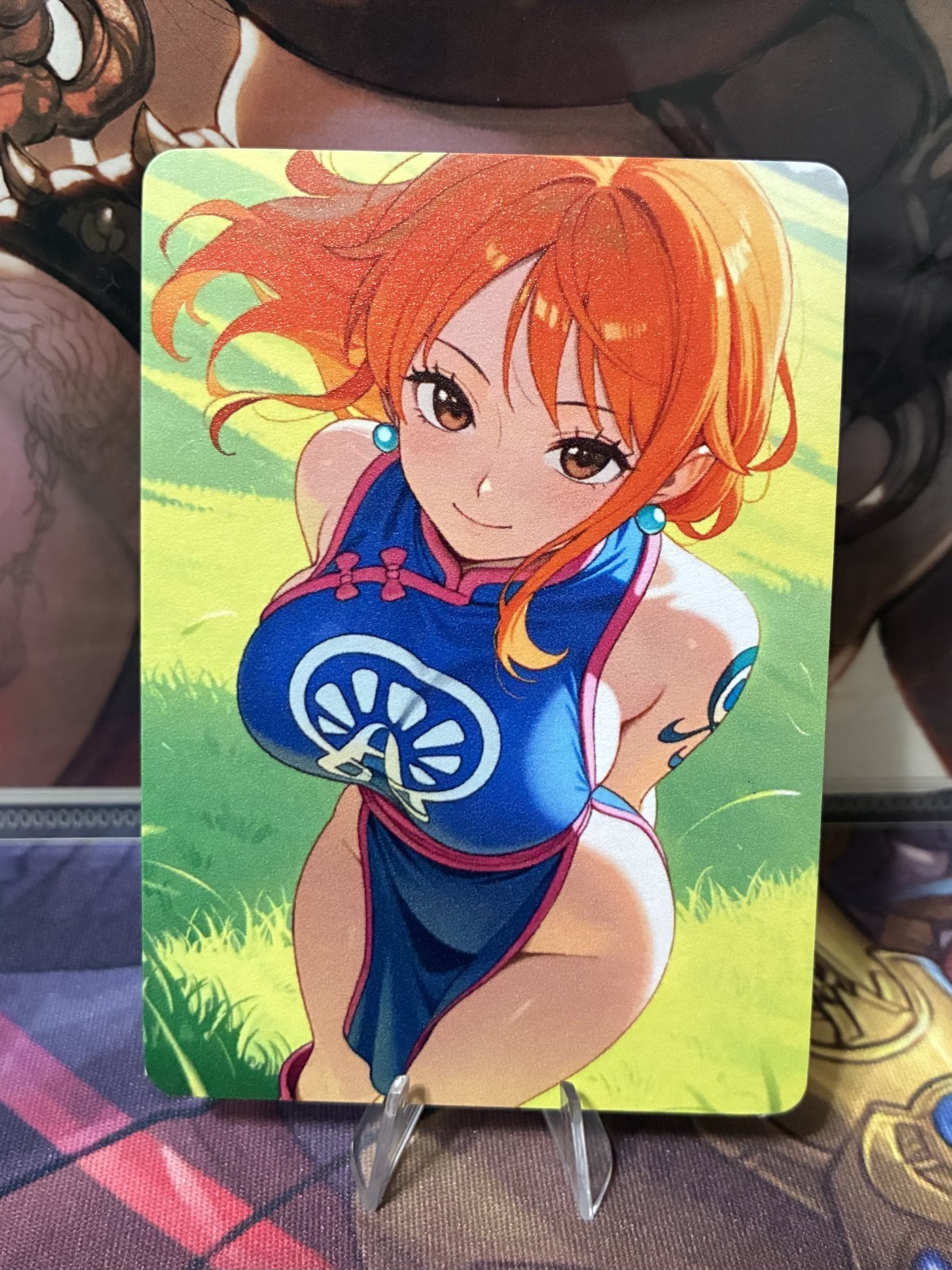 Matte Double Sided – Waifu Cosplay Nami OP 1-12 Cards – Pick Your Waifu Card!