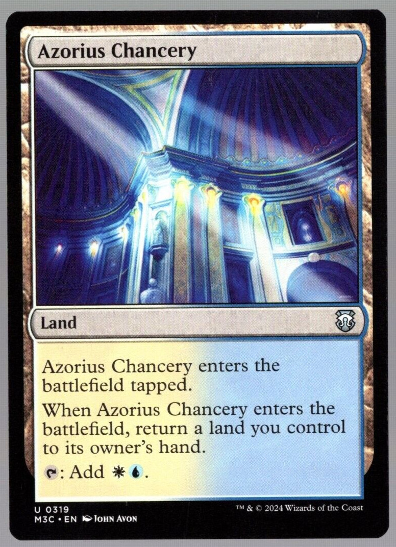 Azorius Chancery 0319 Uncommon Non Foil Modern Horizons 3 MTG Near Mint