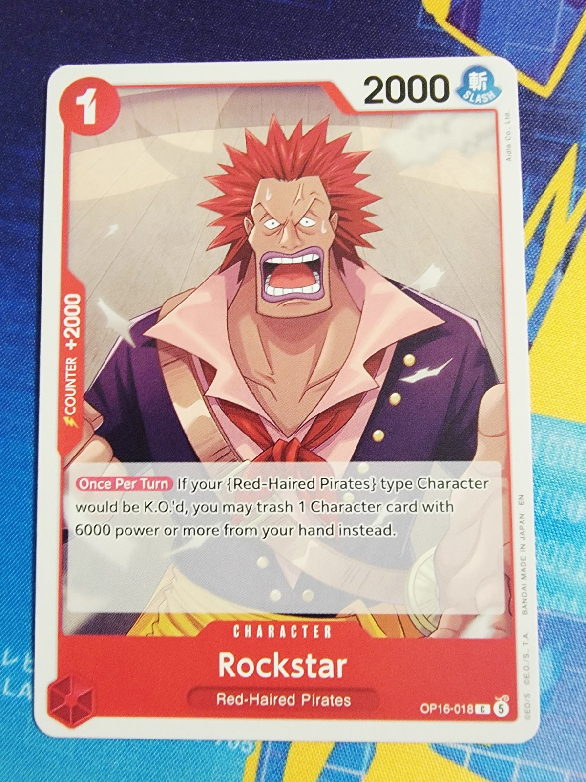 Rockstar OP16-018 Common The Time of Battle One Piece NM/M