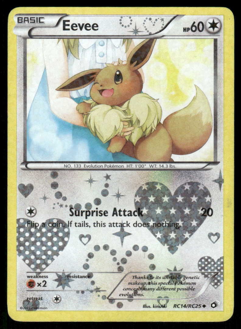 Pokemon Eevee RC14/RC25 Legendary Treasures: Radiant Collection Holo UC MP