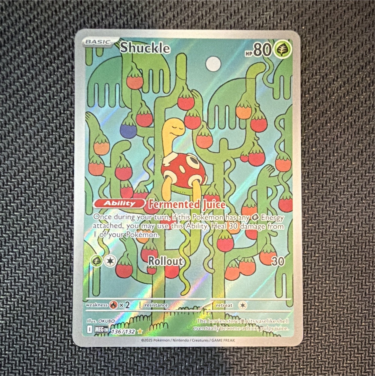 Shuckle 136/132 Illustration Rare Holo NM