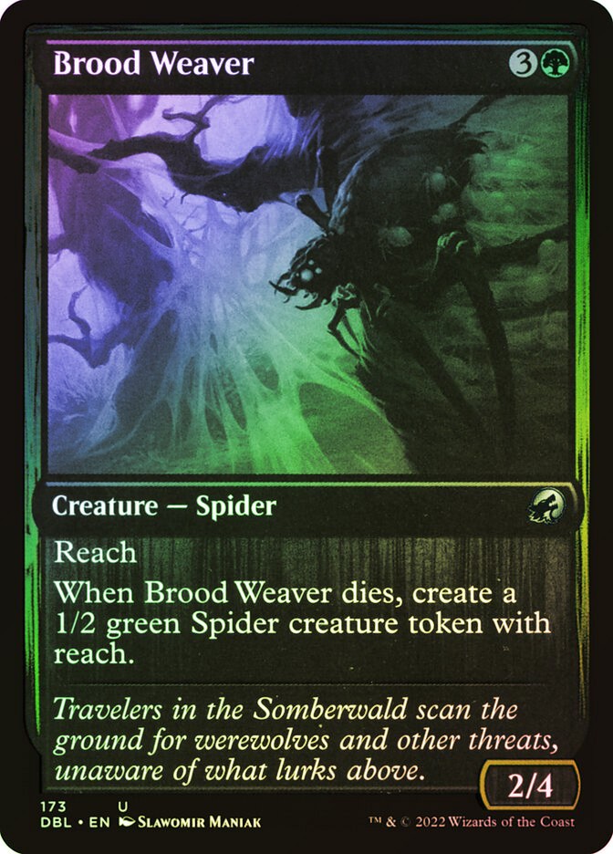 MTG FOIL Brood Weaver – Innistrad: Double Feature #173