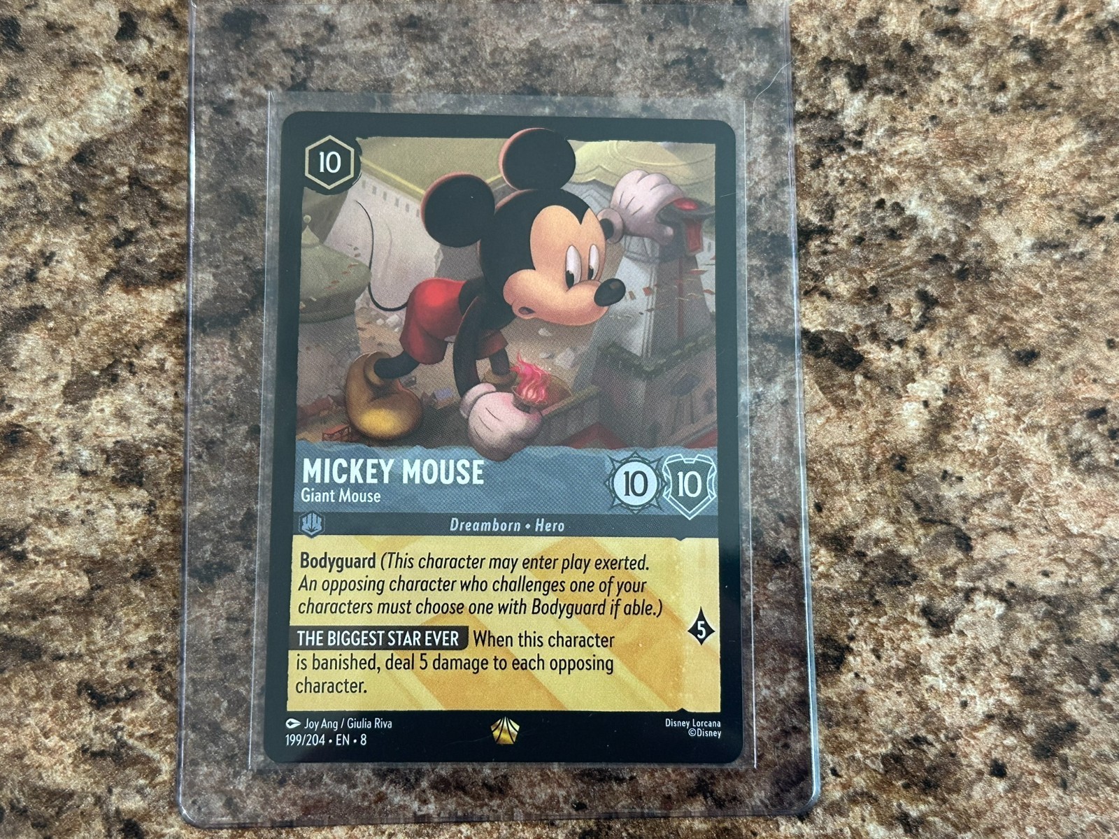 Lorcana Reign of Jafar – Legendary – Mickey Mouse: Giant Mouse #199