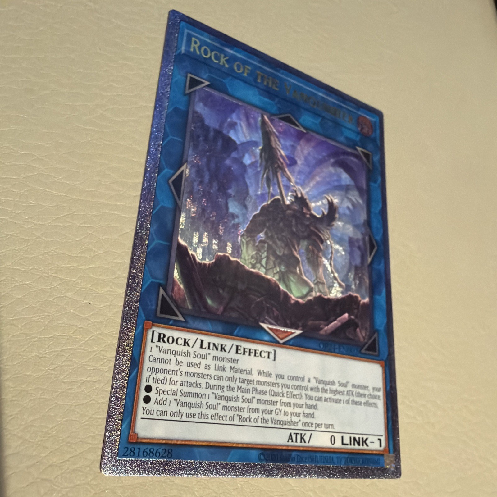 Yugioh 1x Rock Of The Vanquisher Ultimate Rare ULT OP24-EN002 NM