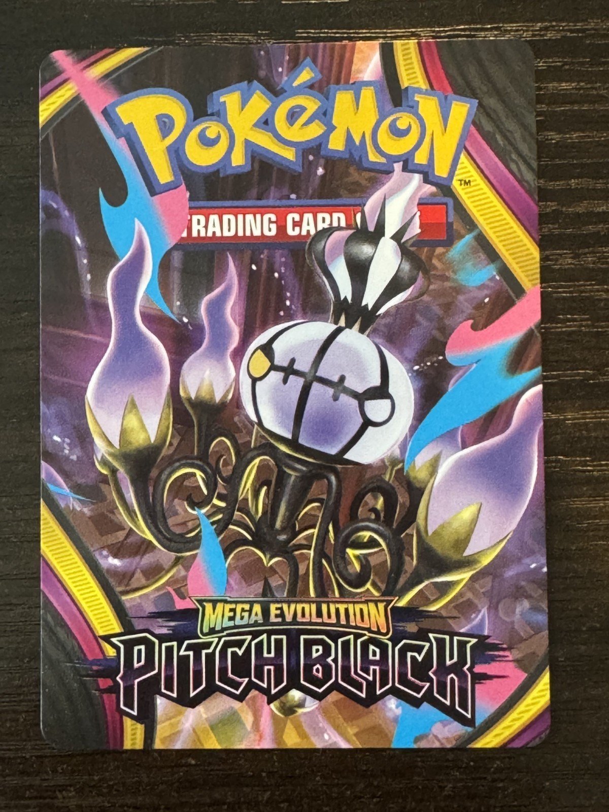 Mega Chandelure ex Trainer Tips Card from ME05: Pitch Black Build and Battle
