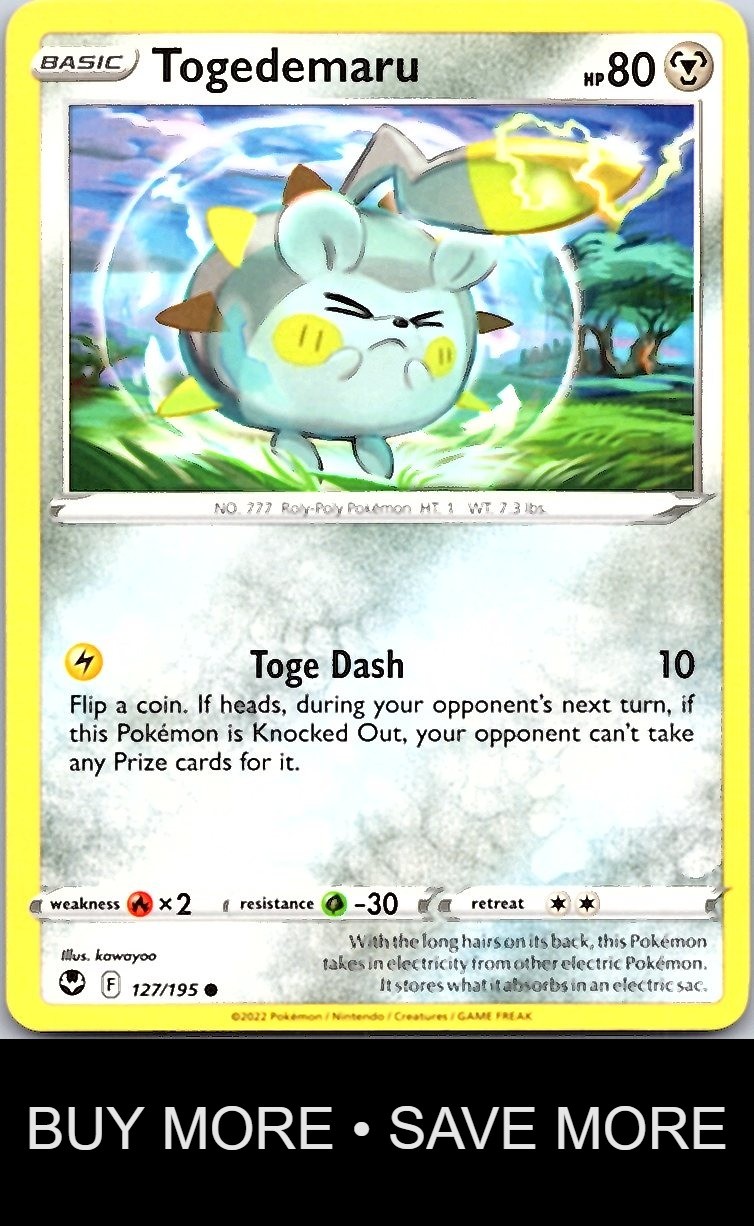 Togedemaru 127/195 Silver Tempest kawayoo