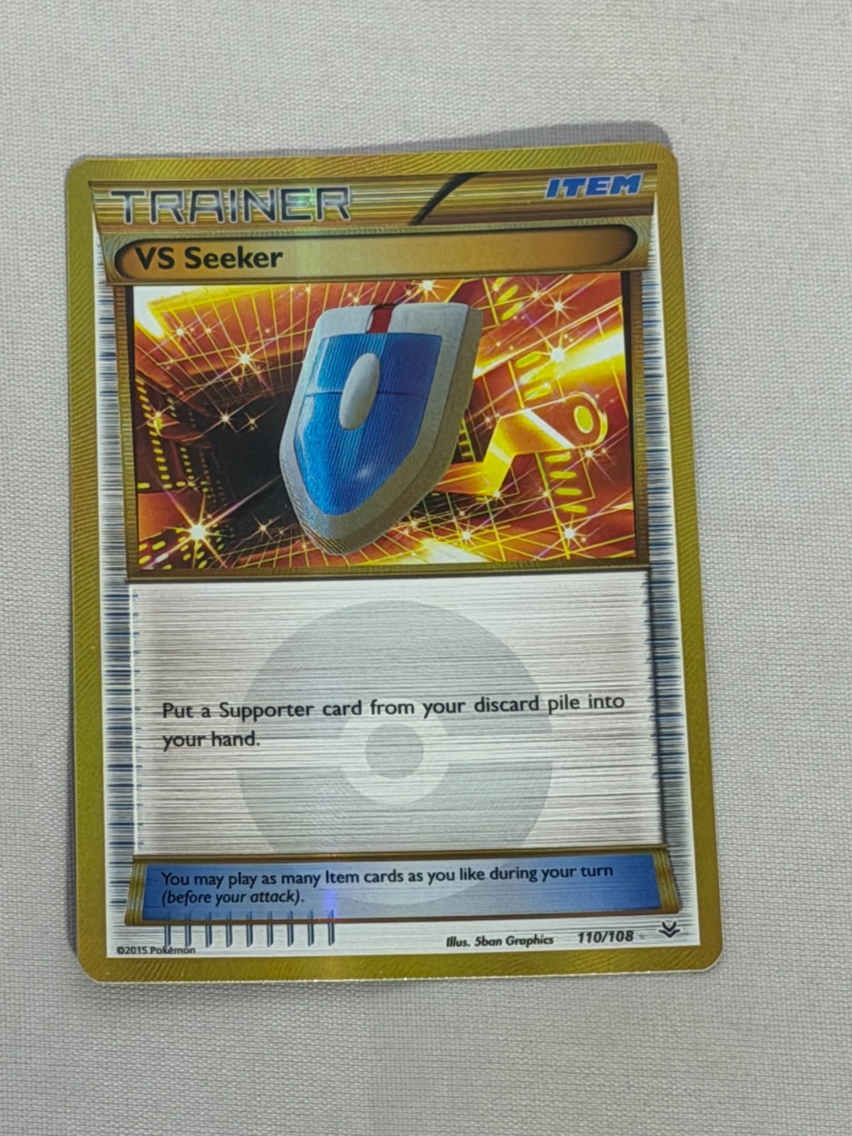 Pokemon VS Seeker Secret Rare Roaring Skies 110/108