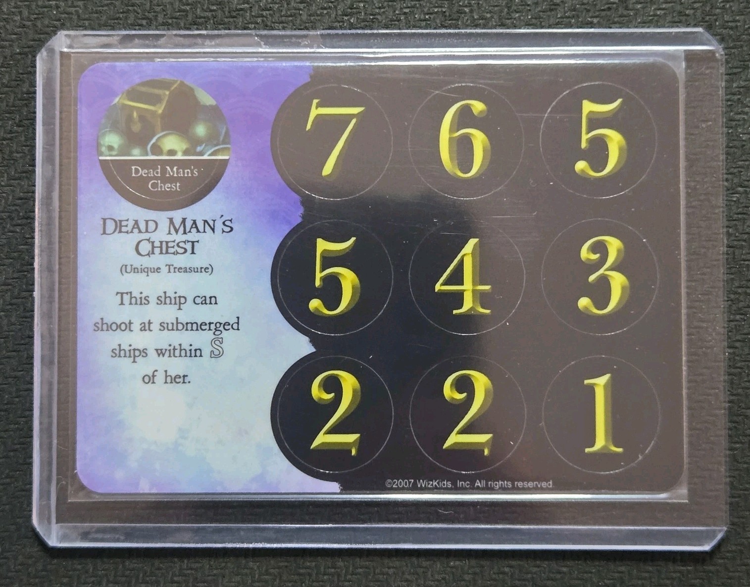 2007 Pirates CSG, At Oceans Edge – Dead Man’s Chest #100 Rare, Unique Treasure