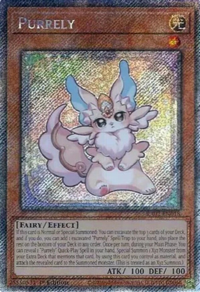 Pokemon – Purrely – RA02-EN018 – Platinum Secret Rare – NM/M
