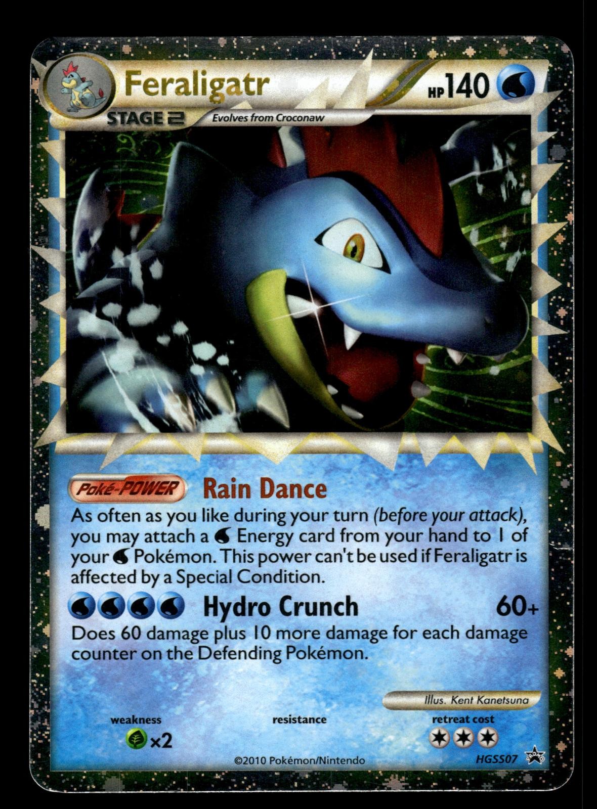 FERALIGATR HGSS07 PROMO HGSS BLACK STAR PROMOS POKEMON