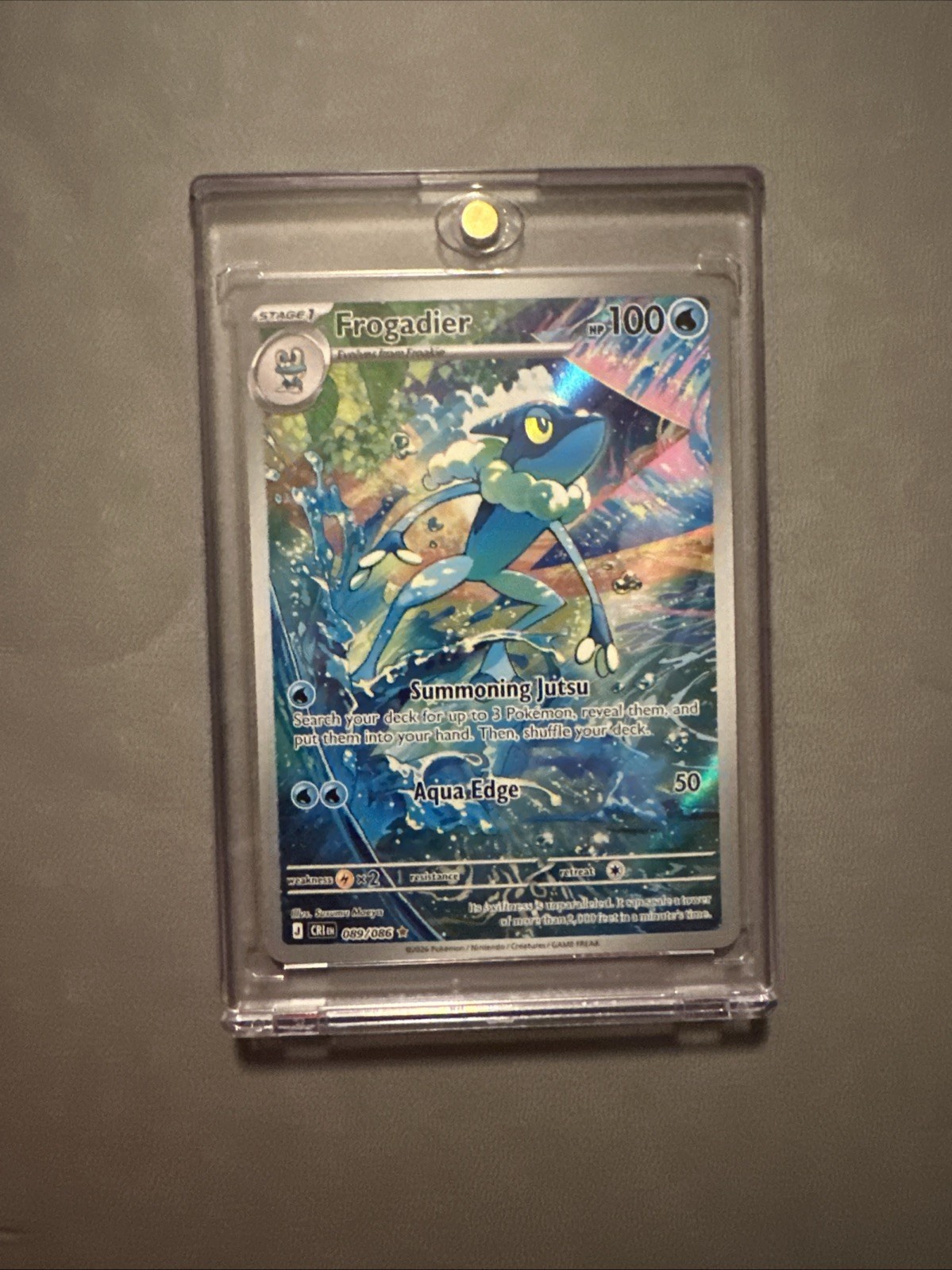 Frogadier 089/086 Me04: Chaos Rising Holo