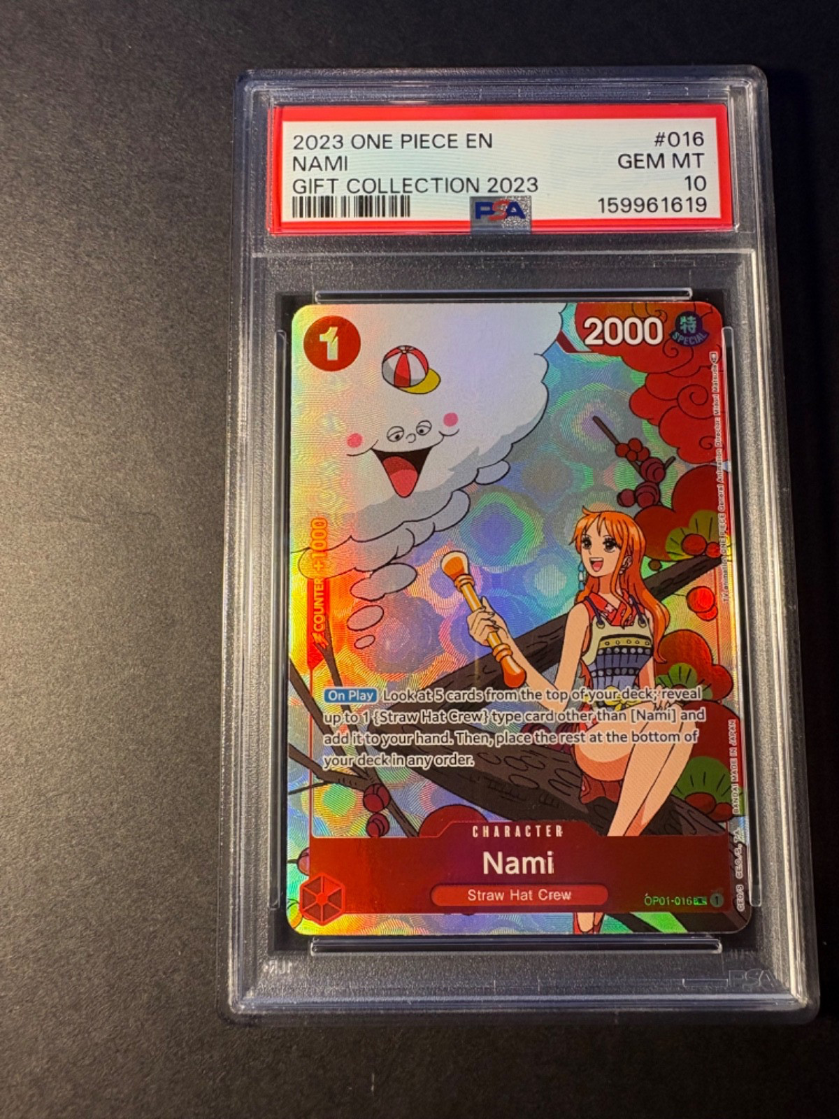 2023 One Piece Romance Dawn Nami #OP01-016 PSA 10 GEM MINT