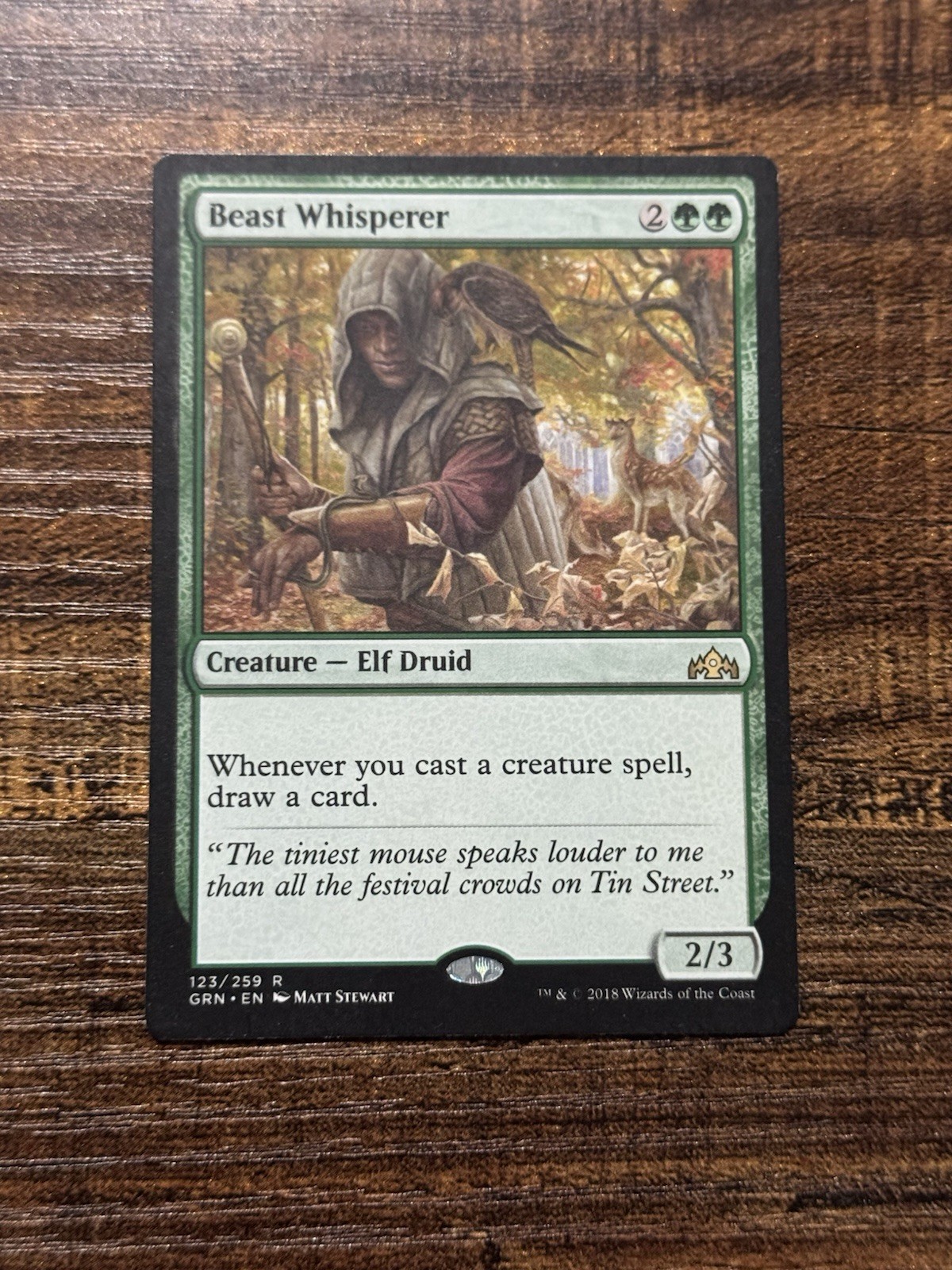 MTG. Beast Whisperer Commander: Regular. NM