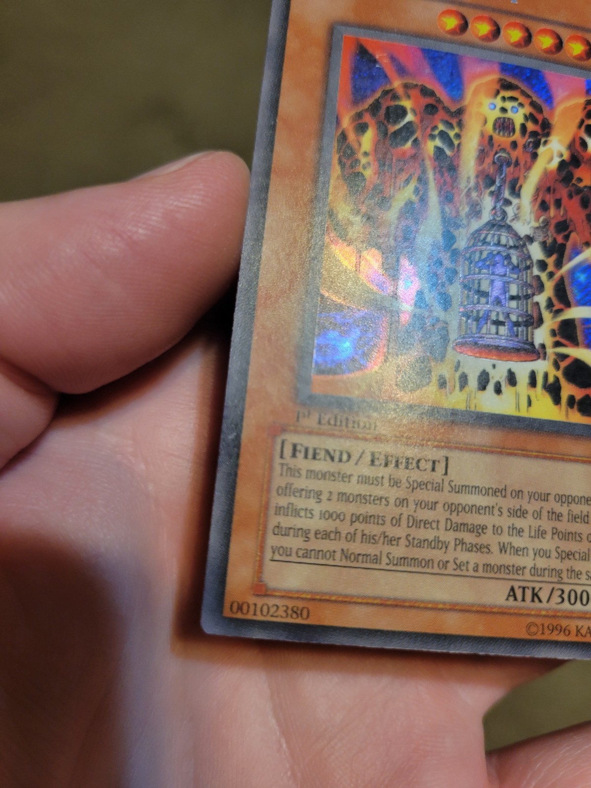 Lava Golem PGD-107 NM/VLP Pharaonic Guardian 1st Edition Yugioh Prismatic SR