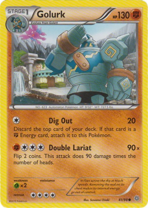 Golurk – 41/98 – Common – Lightly Played