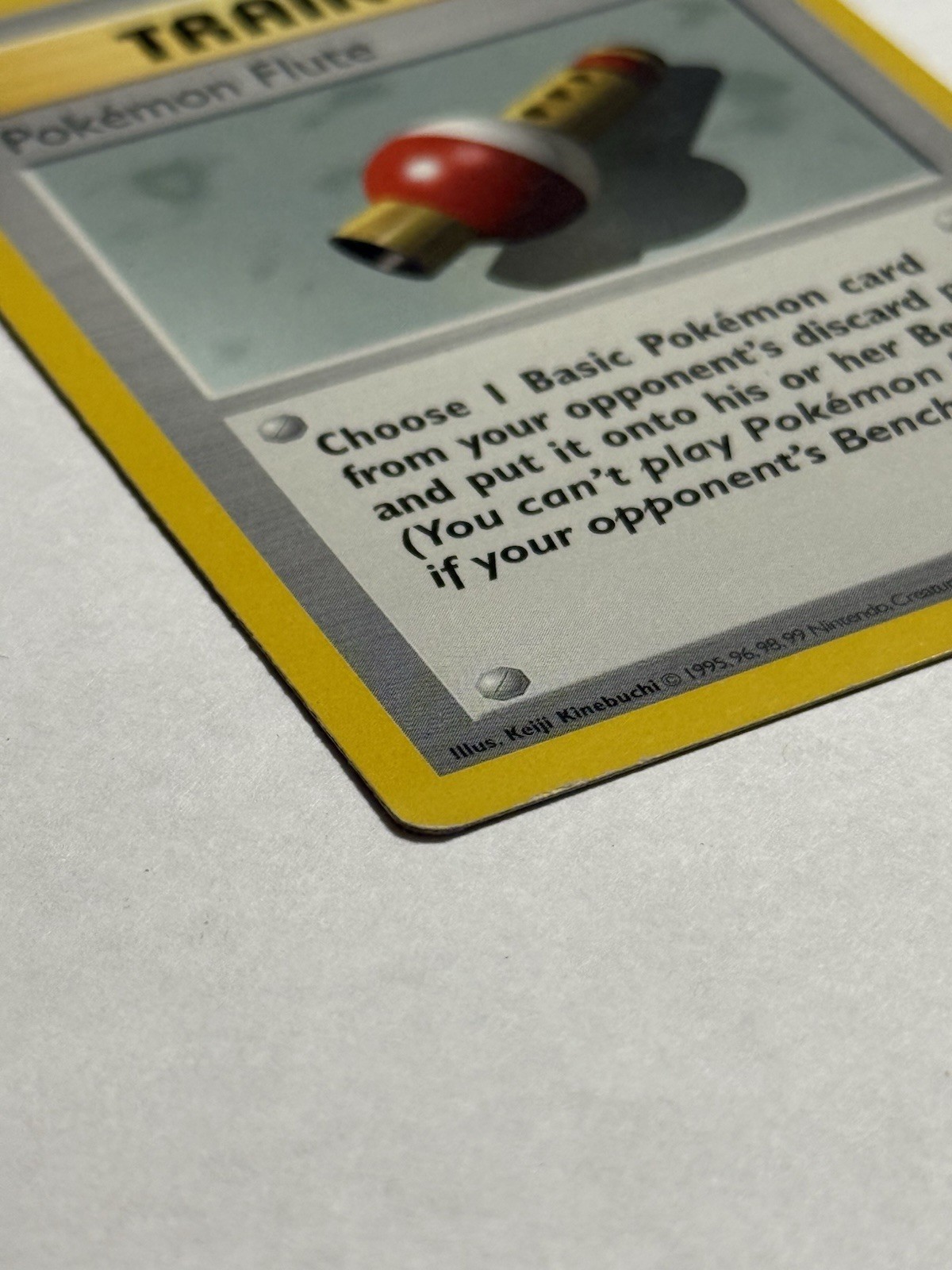 Pokemon Flute 086/102 Base Set (Shadowless) Regular MP