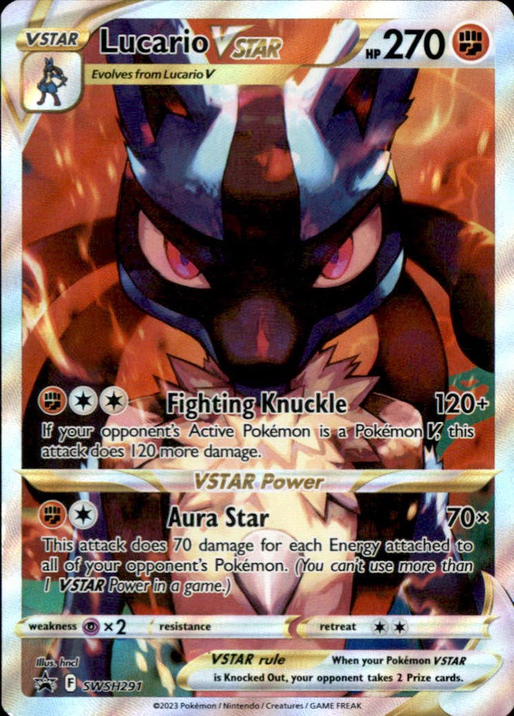 Lucario VSTAR SWSH291 Holo Promo Sword & Shield Promo Pokemon NM/LP