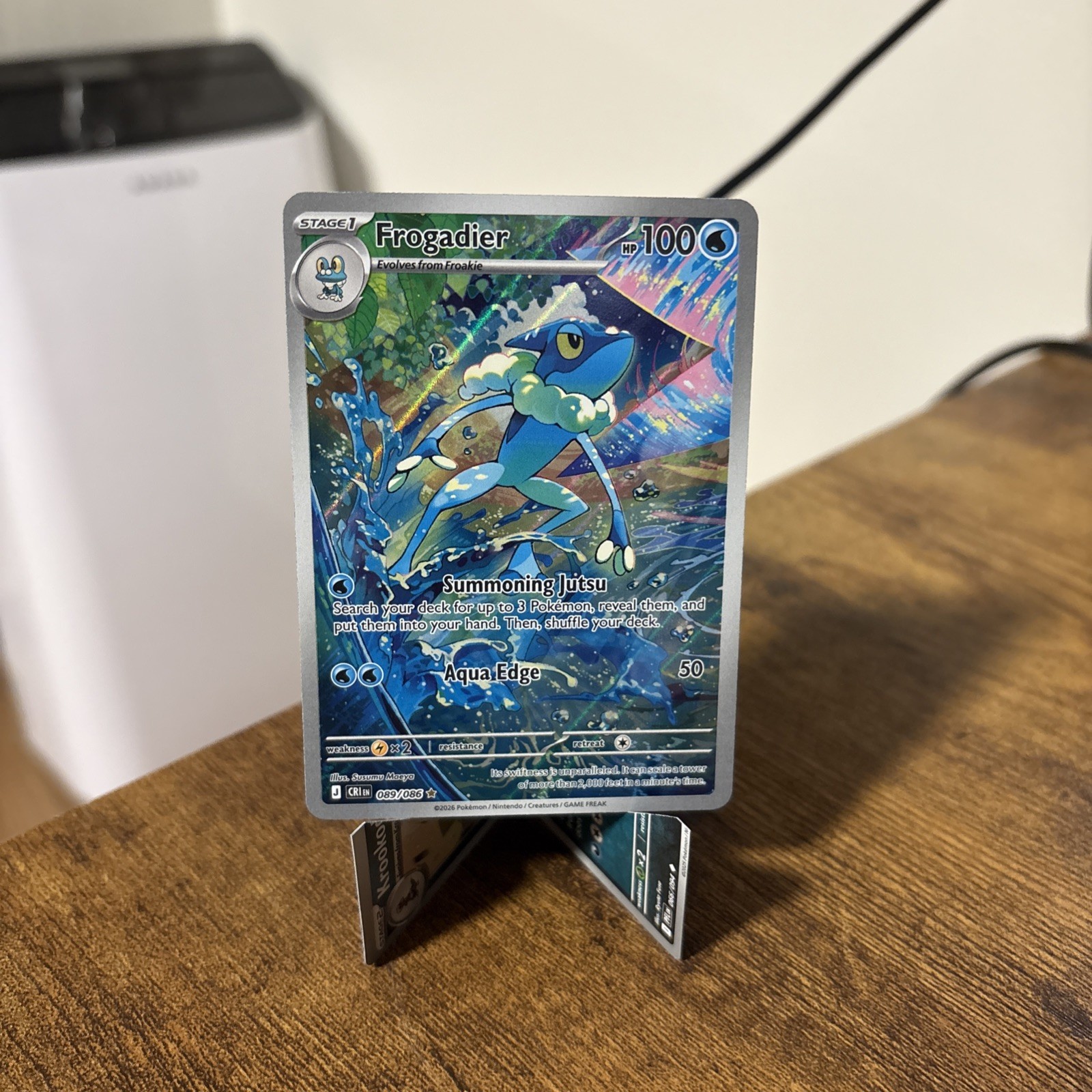 Frogadier 089/086 Me04: Chaos Rising Holo