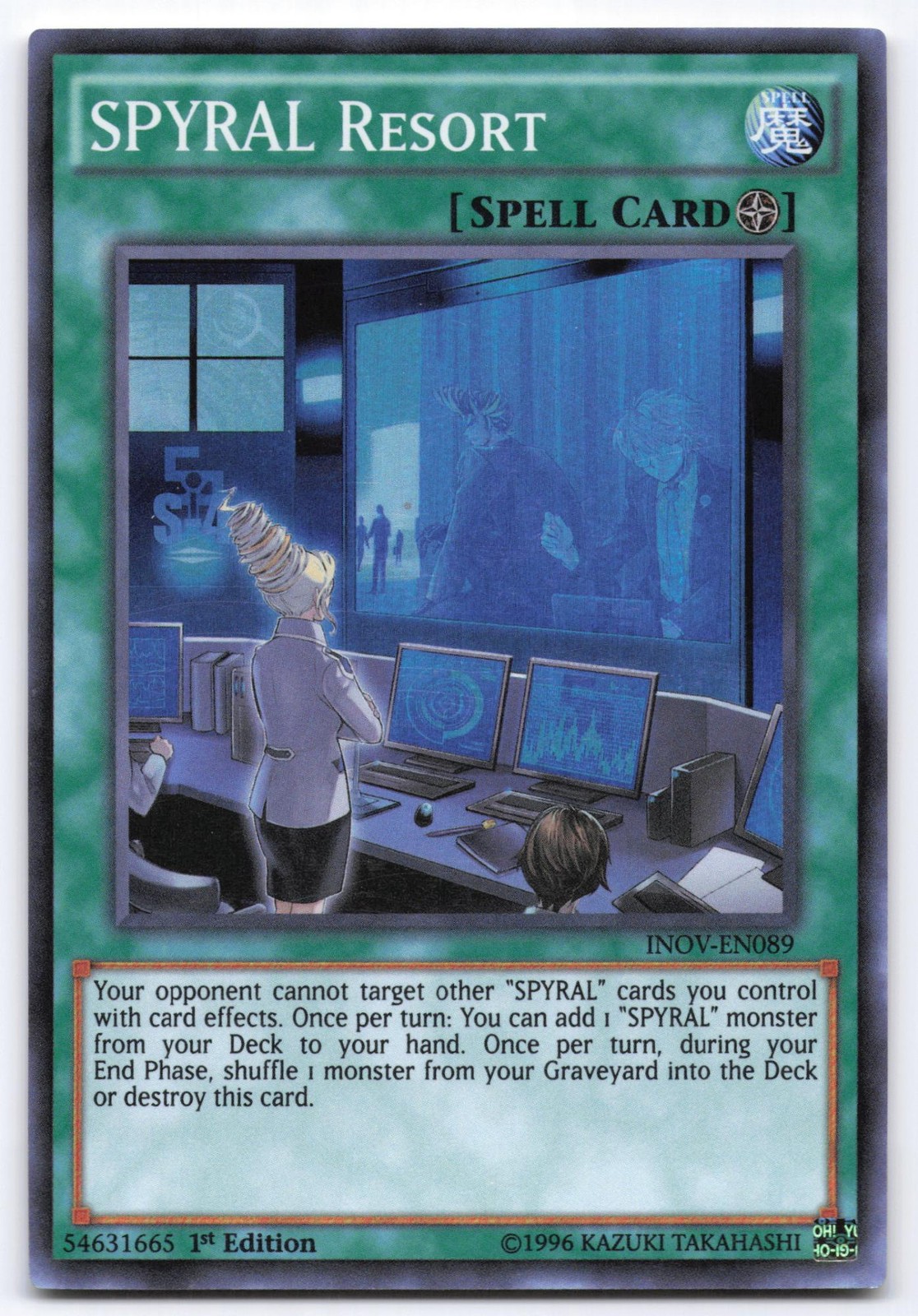 SPYRAL Resort INOV-EN089 Super Rare 1st Edition Foil Yugioh Card LP
