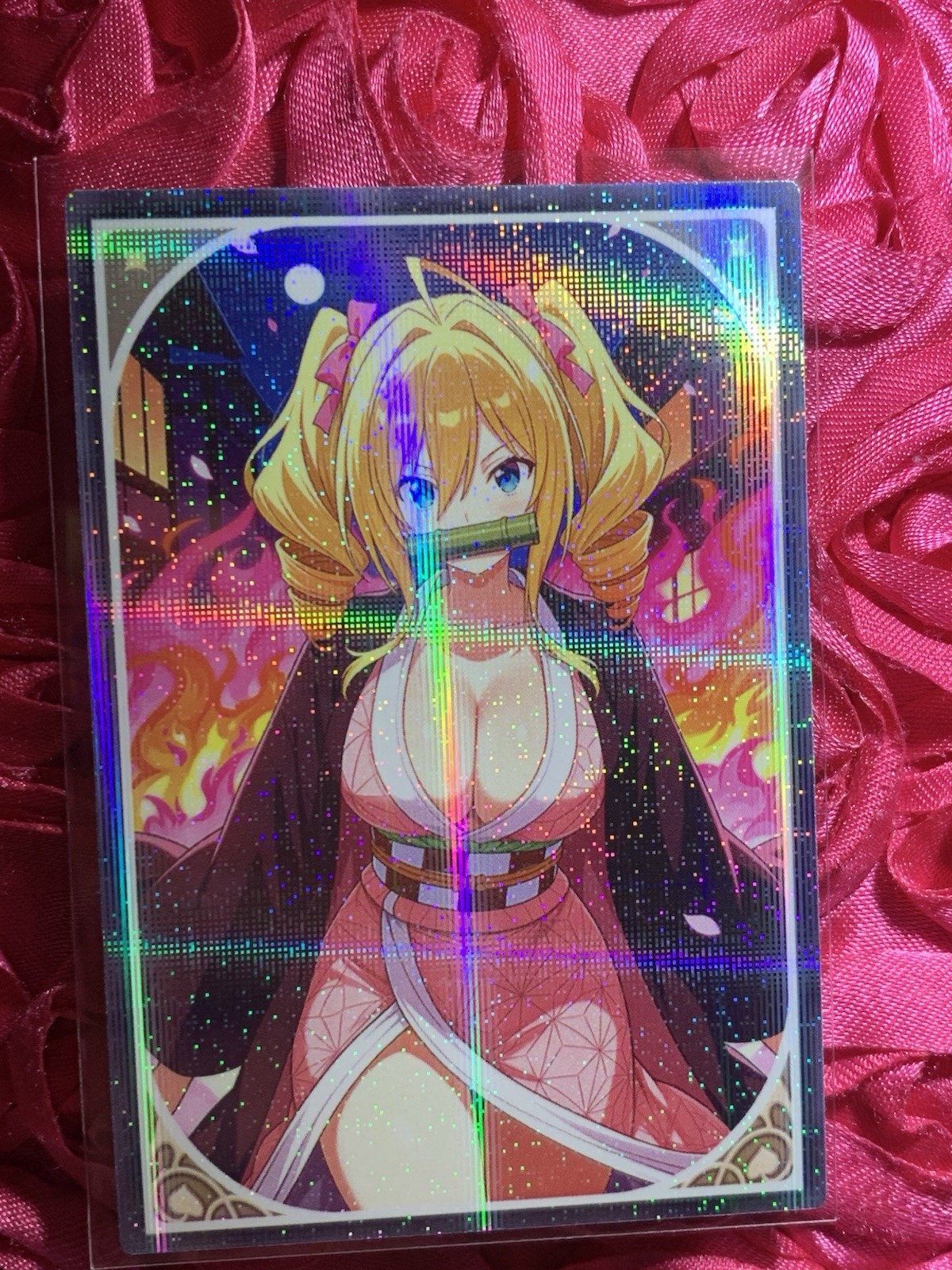 Ravel Phoenix HIGH SCHOOL DXD FIGHT Girls Waifu Anime Holo Card Demon Slayer