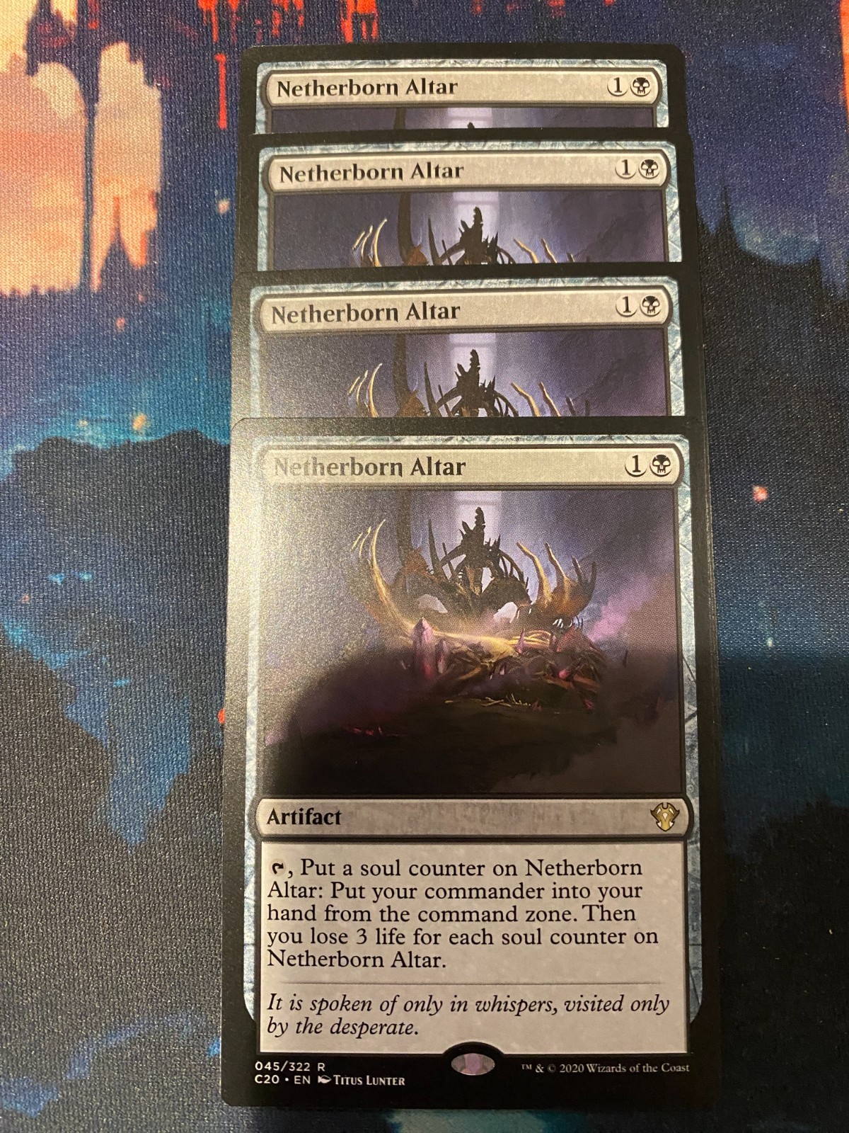 MTG Commander 2020 Netherborn Altar x 4