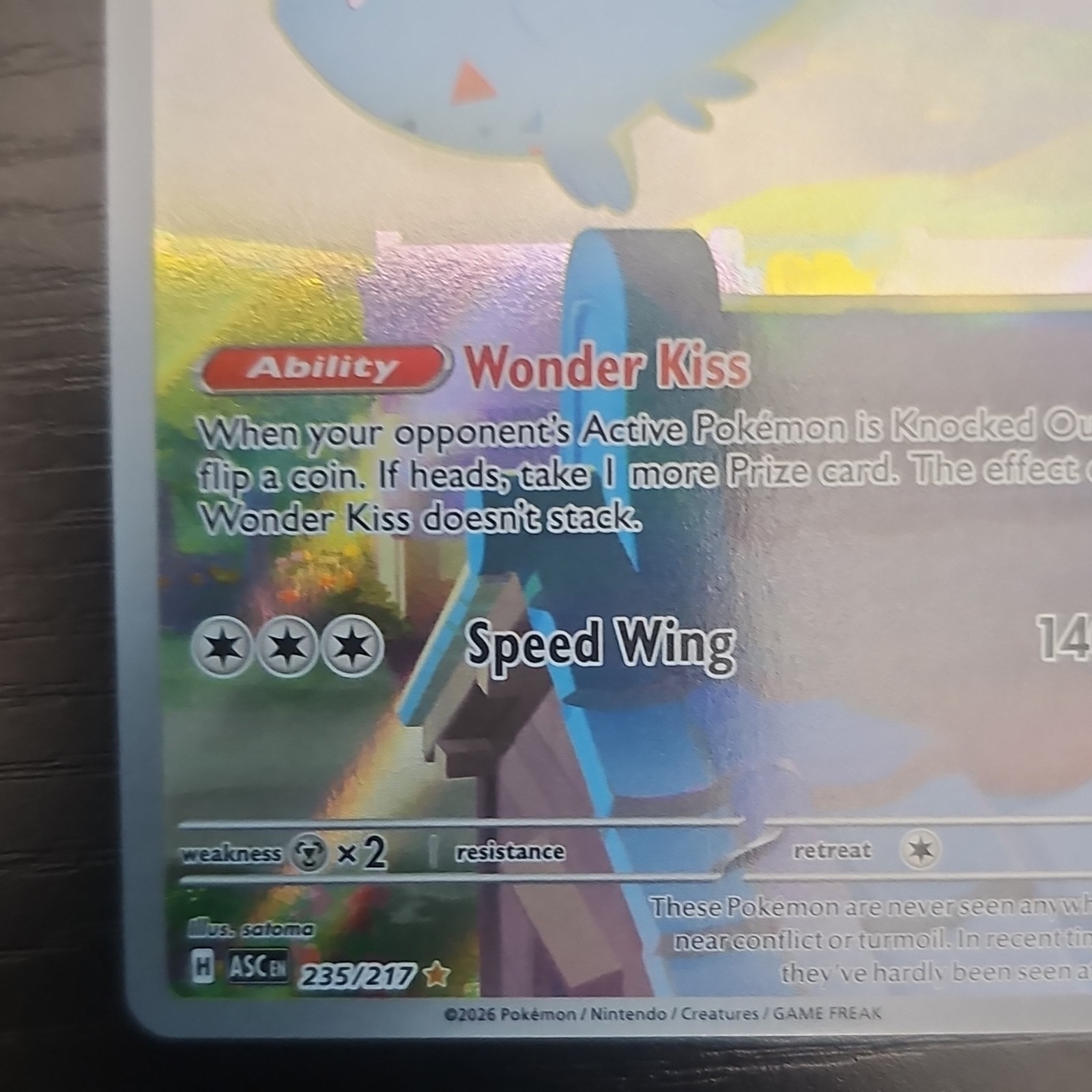 Pokemon TCG Togekiss 235/217 Stellar Crown IR Holo EN