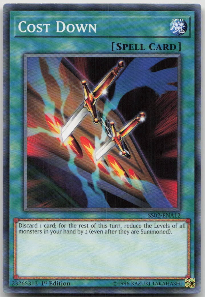 Cost Down SS02-ENA12 Speed Duel Decks: Duelists of Tomorrow 1st Edition Common