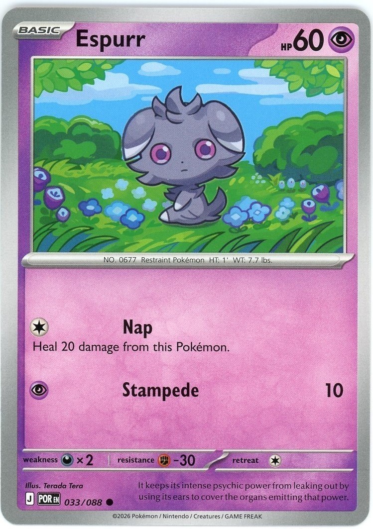 Espurr – 033/088 – Perfect Order – NM/M