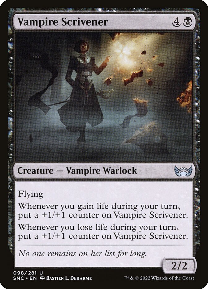 MTG Magic the Gathering Vampire Scrivener (98/547) Streets of New Capenna LP
