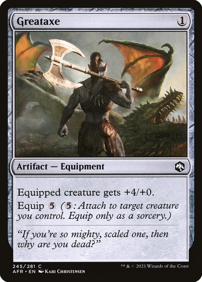 Greataxe (245) Adventures in the Forgotten Realms AFR MTG Magic