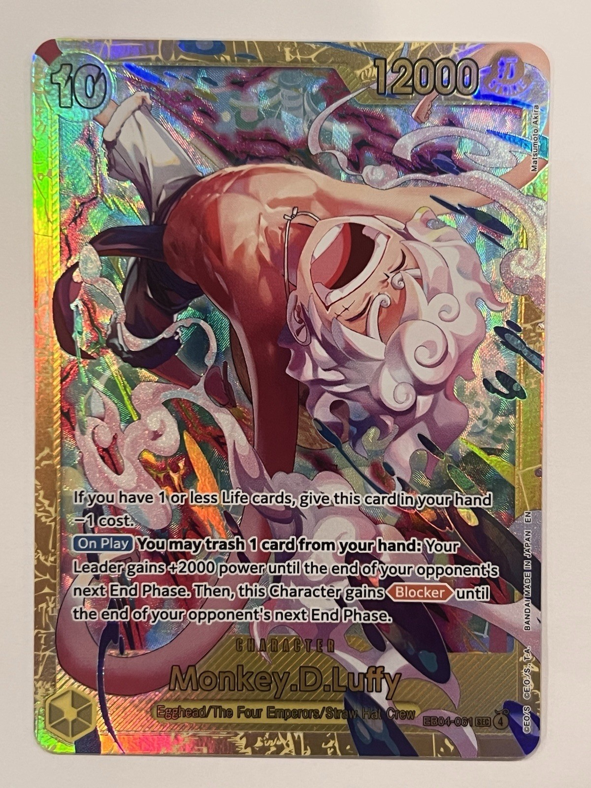 Monkey.D.Luffy (EB04-061) EB04-061 Adventure on Kami’s Island Foil One Piece 15