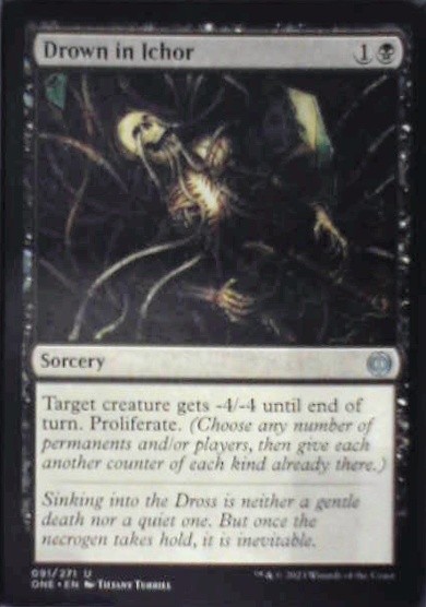 Drown in Ichor – Phyrexia: All Will Be One: #91, Magic: The Gathering Nm C359